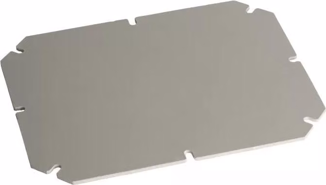 Piastra di montaggio in acciaio zincato 275x325 - Piastra di montaggio per quadro di distribuzione NSYAMPM3429TB
