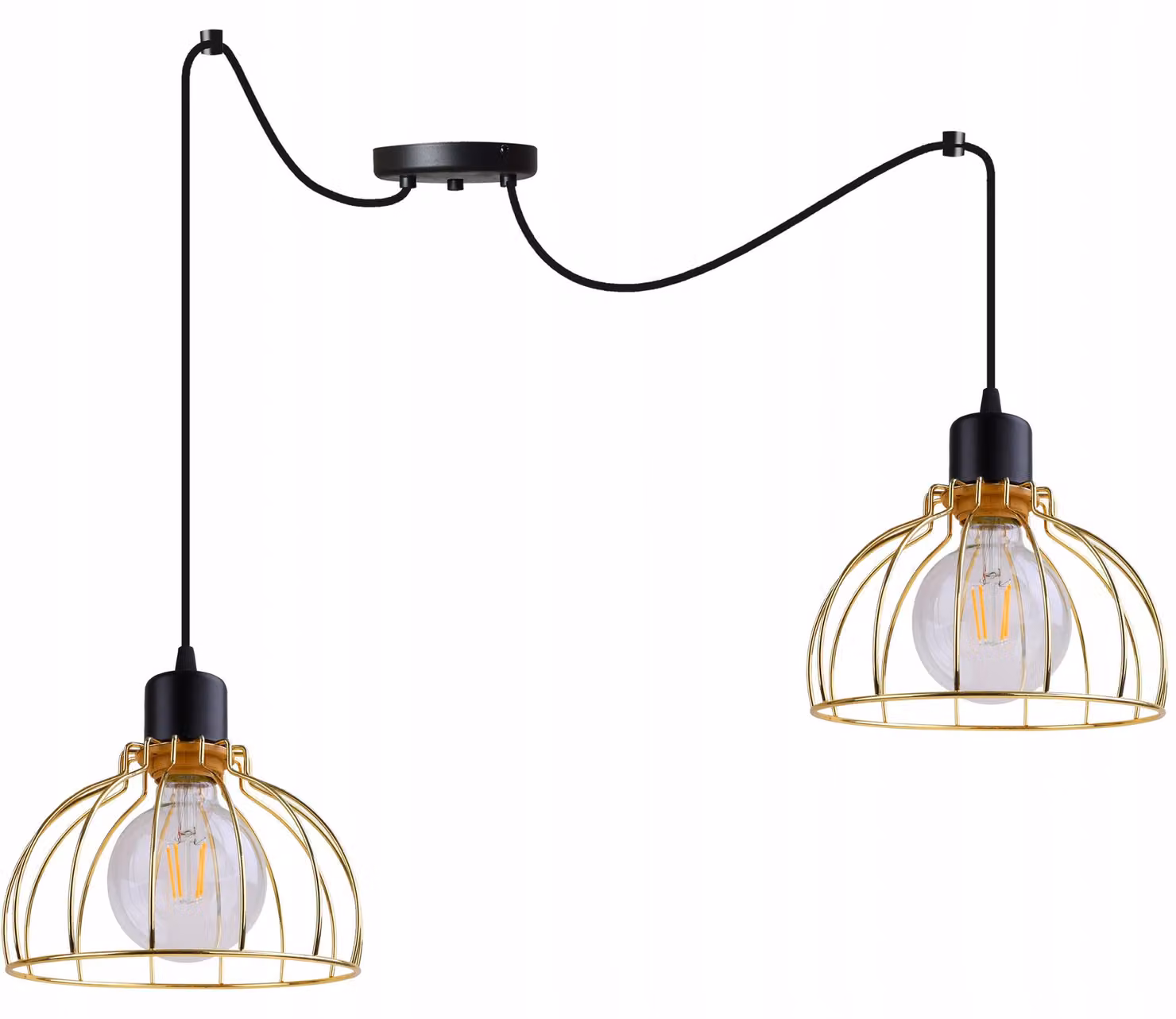 Lampada da soffitto Lampadario Golden Spider Loft
