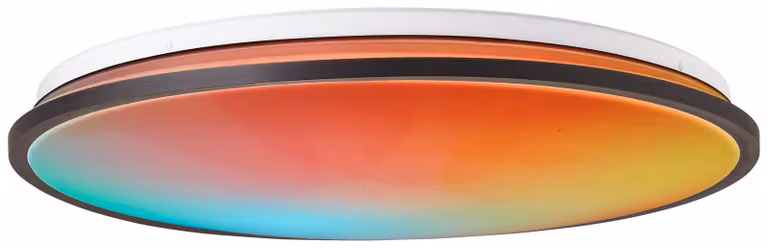 Pannello da soffitto Heida LED a superficie 48cm nero