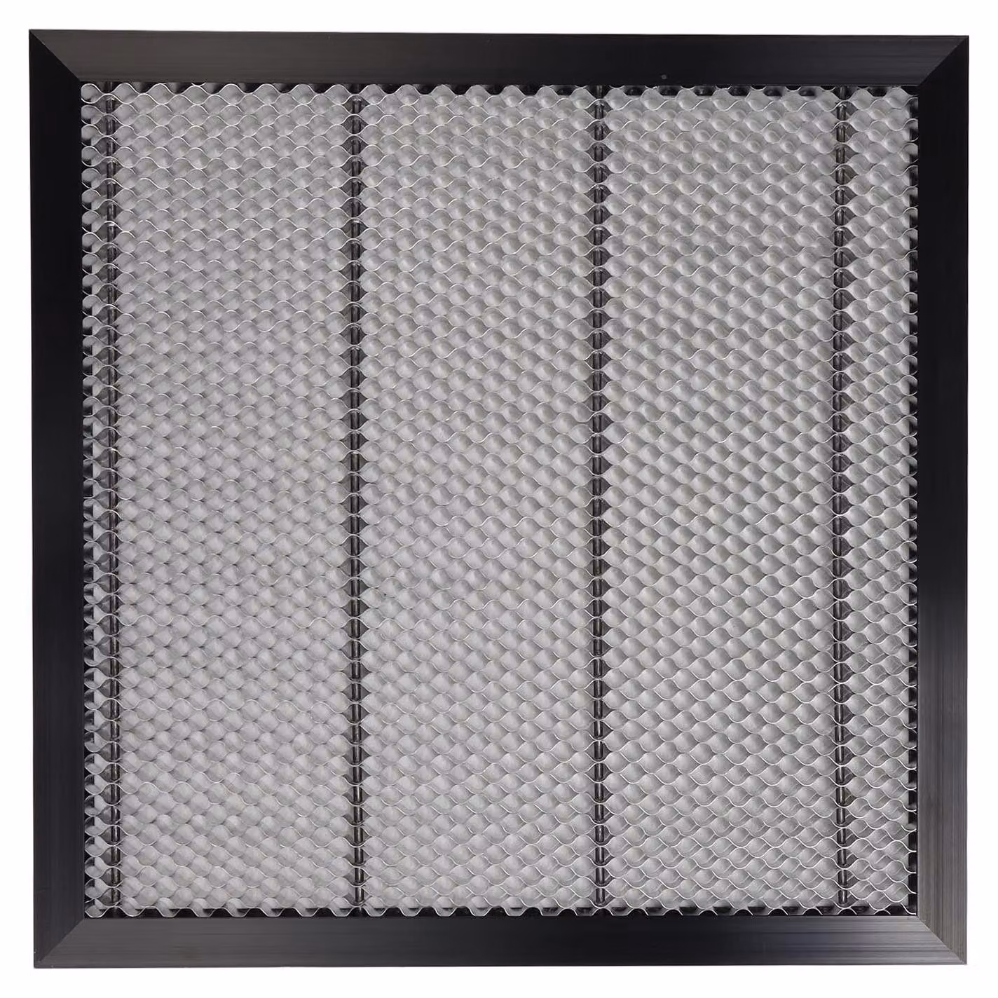Tavolo da lavoro per tagli di precisione - Tavolo a nido d'ape 400 x 400 mm - Piattaforma per incisione laser - Lega di alluminio - Design a rete efficiente - Resistente e antiurto - Tavolo per laser