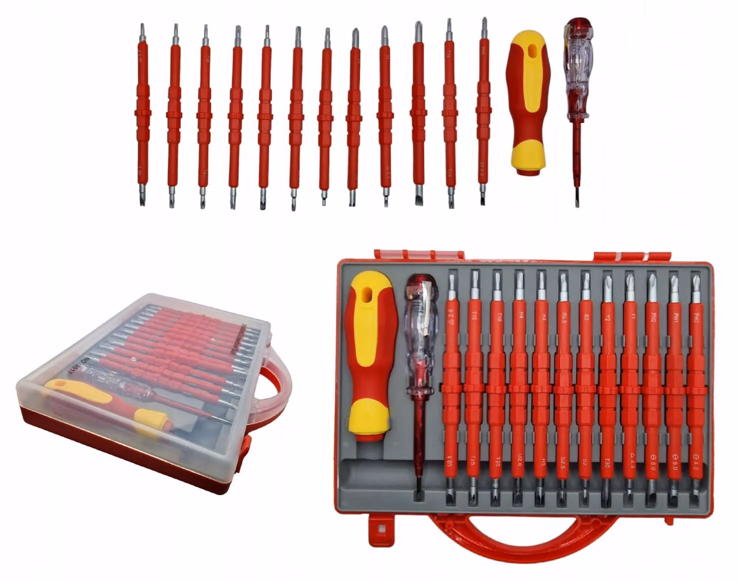 Set di 25 cacciaviti a taglio Torx isolati