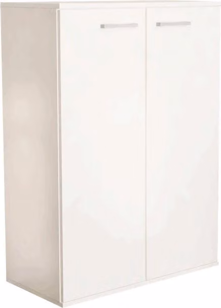 MOBILETTO RIVER CON 2 ANTE 68 X 34 X H93,5 CM IN COLORE BIANCO