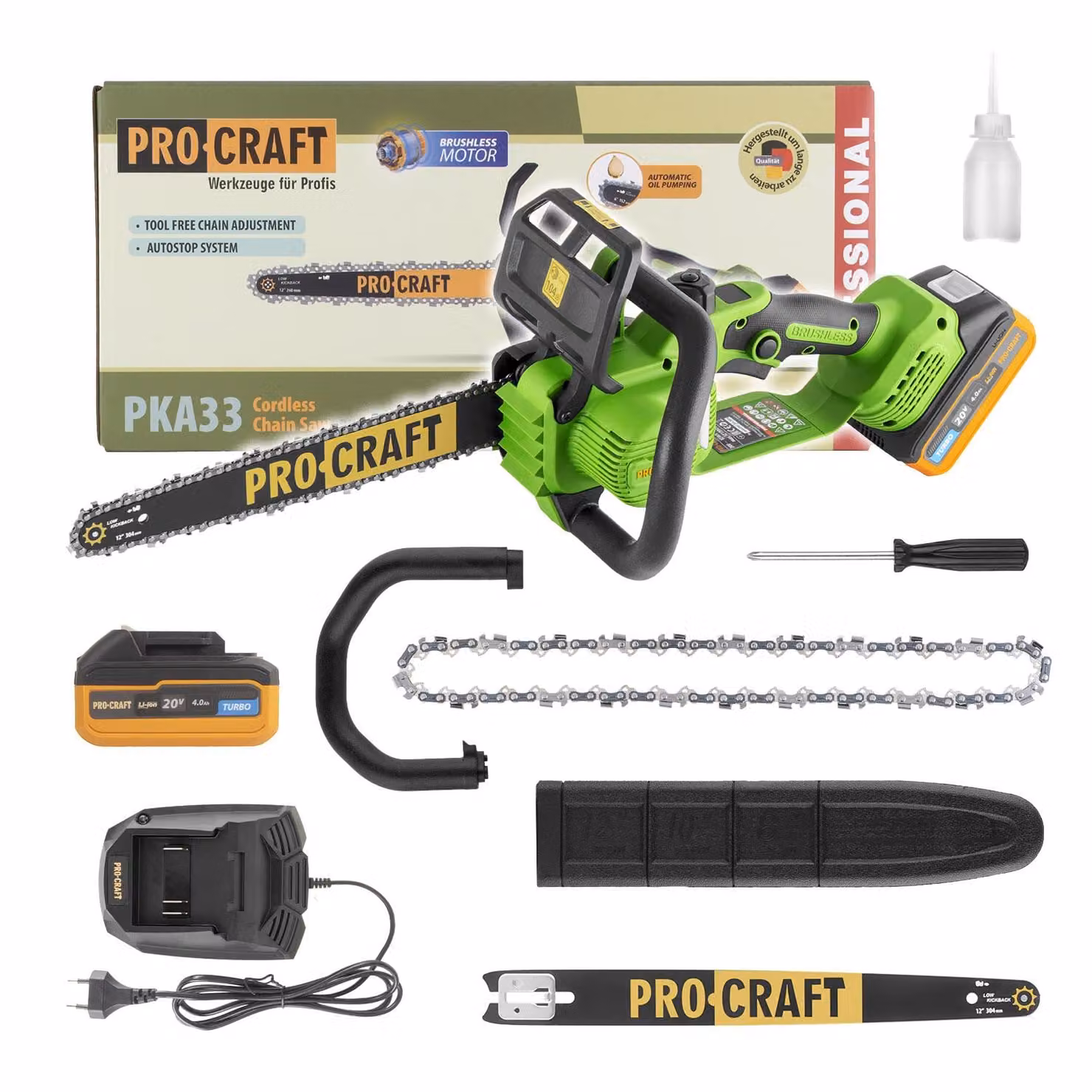 Motosega Procraft PKA33 Accu