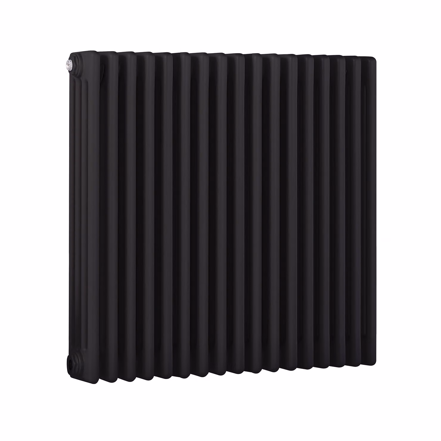 Radiatore Orizzontale a Colonne (4 Colonne) 750mm x 785mm - Nero (Midnight Nero) - Regent