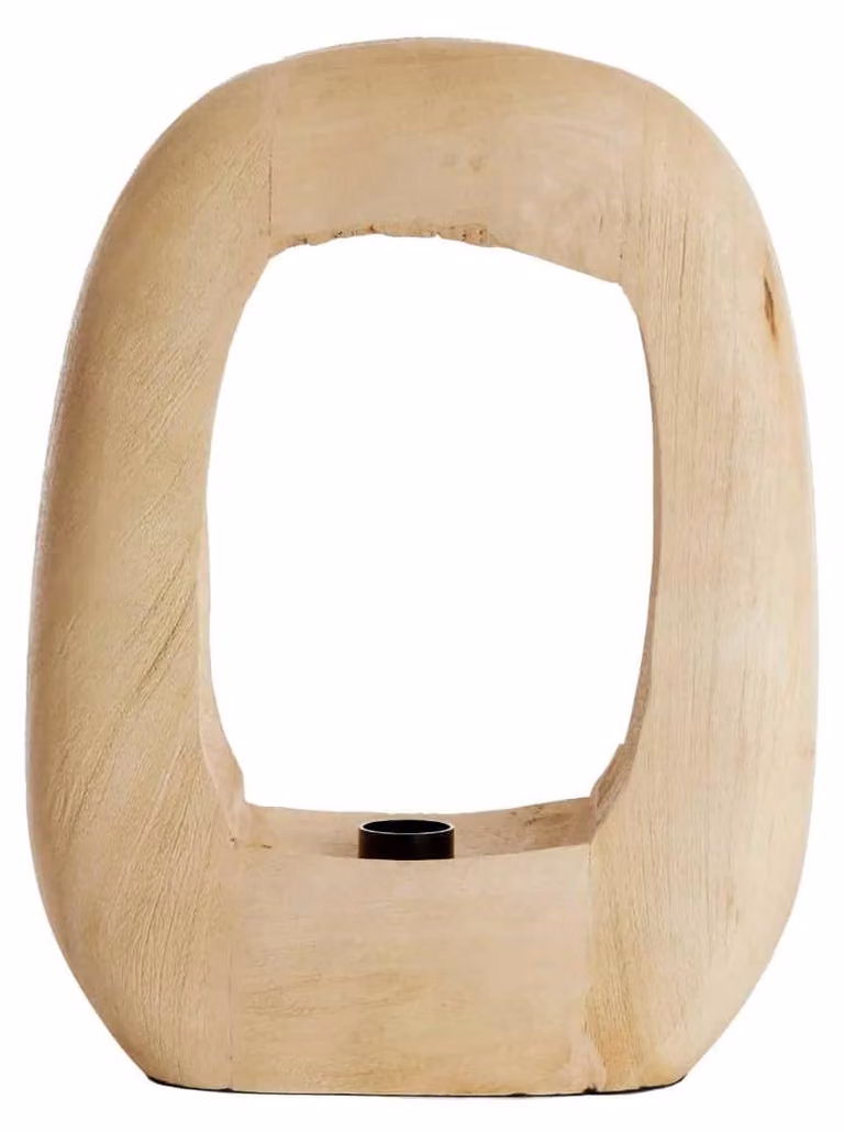 Lampada da tavolo - naturale - Kelafo - legno - lampada d'atmosfera - E27 - 7041182 - Light & Living