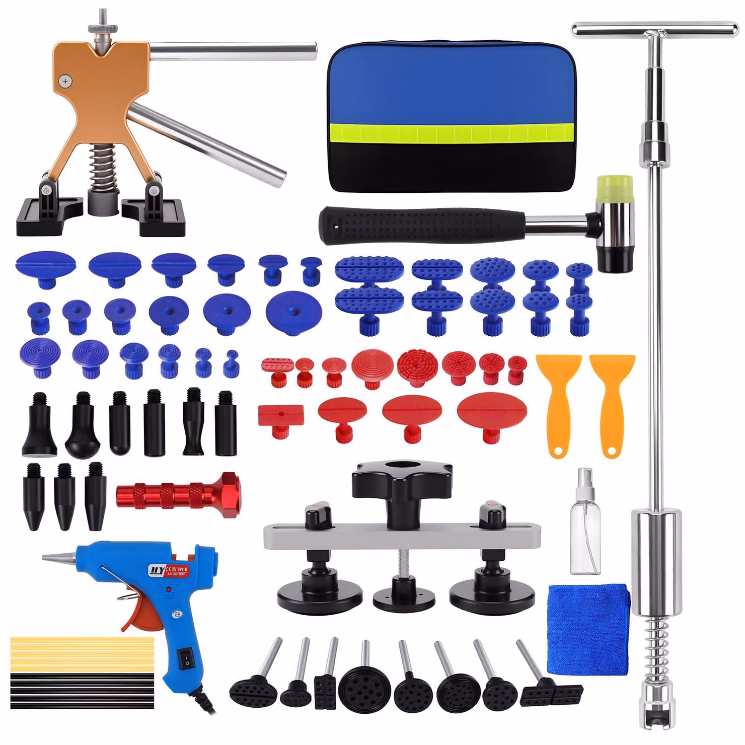 Kit di riparazione ammaccature per auto, 78 pezzi