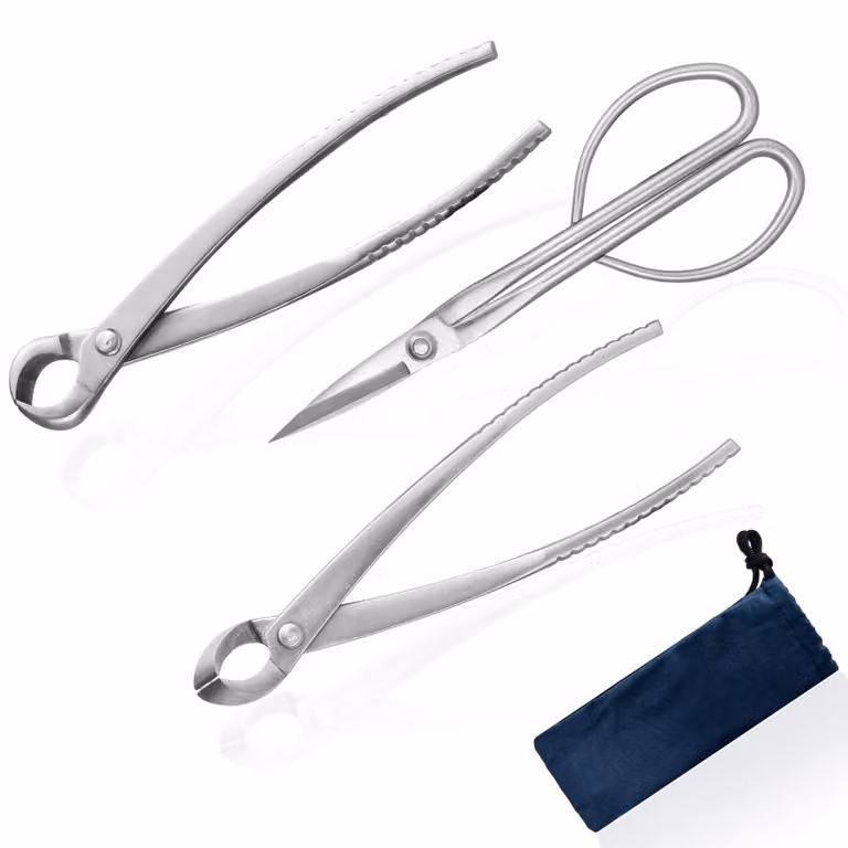 Set di 3 utensili per bonsai, ideale per tagli di precisione