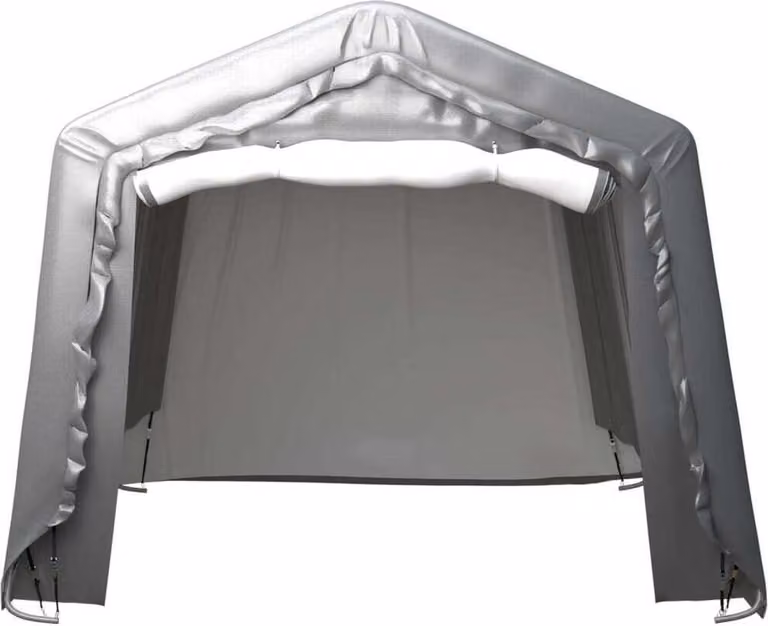 Tenda Capannone 300x300 cm Grigio Acciaio