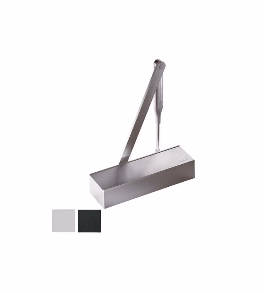 Chiudiporta Aerodinamico Argento Ts 72 Bca Dorma