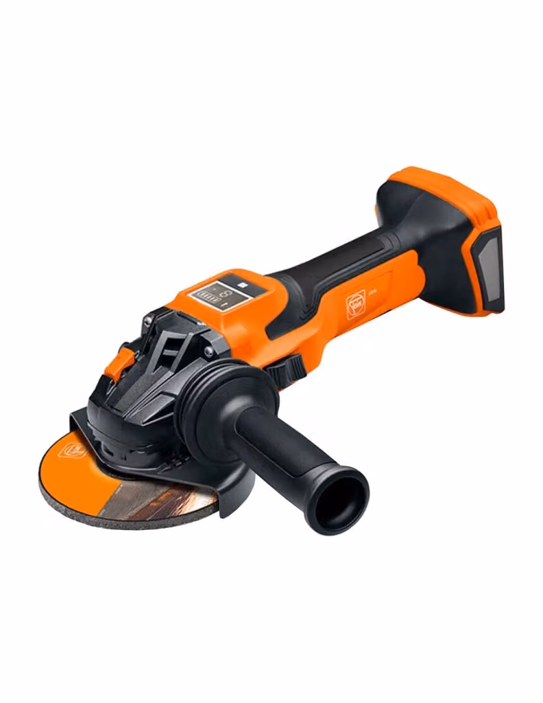 Smerigliatrice angolare FEIN CCG 18-125-15 AS arancione con batteria da 5,0 Ah, caricabatterie GAL1880CV e L-Boxx 238 – 2