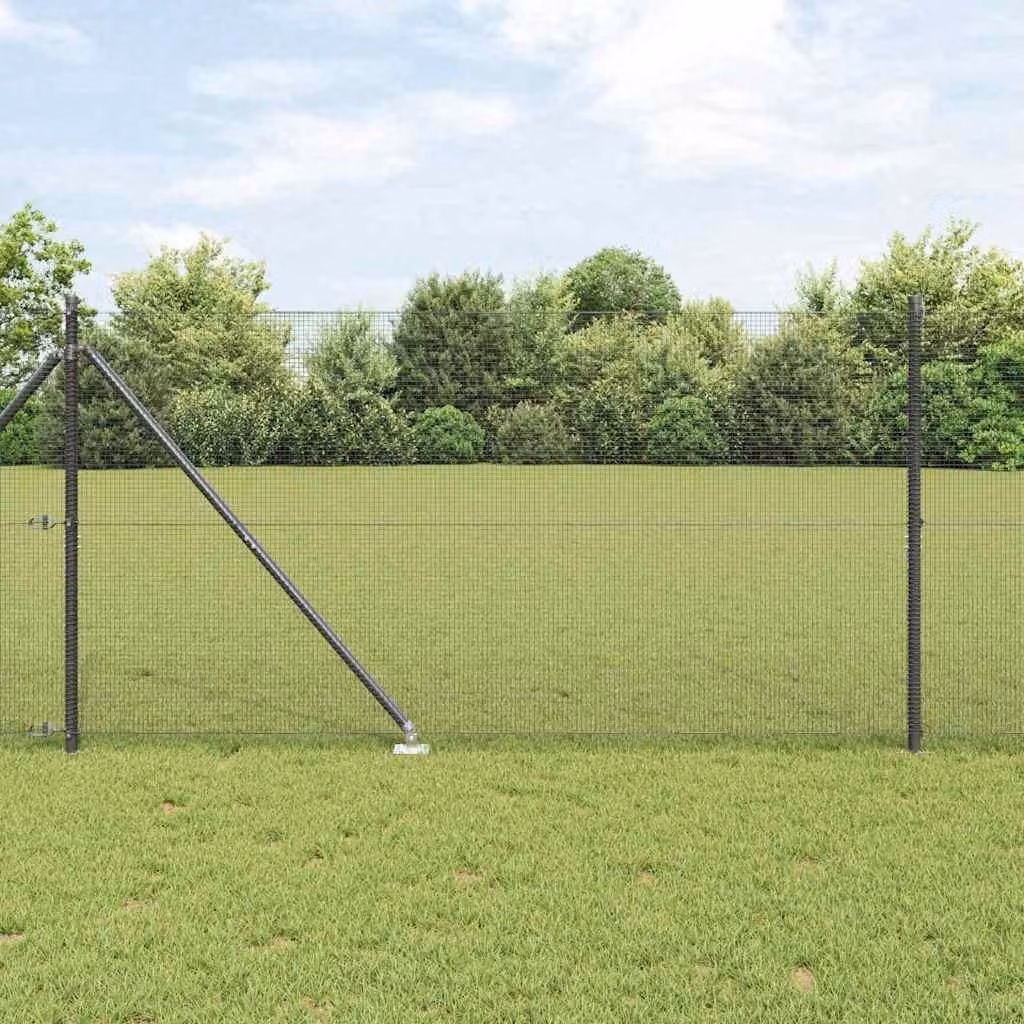 Recinzione in rete saldata con punte 10 x 1,4 m (L x H)