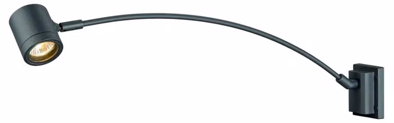 Myra display light Curva antracite GU10 girevole e orientabile IP55