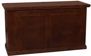 Cassapanca in legno arte povera mod Carla colore noce scuro