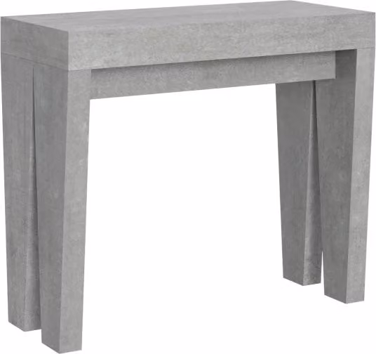 Consolle Allungabile 90-196x42x77 cm in Nobilitato Grigio