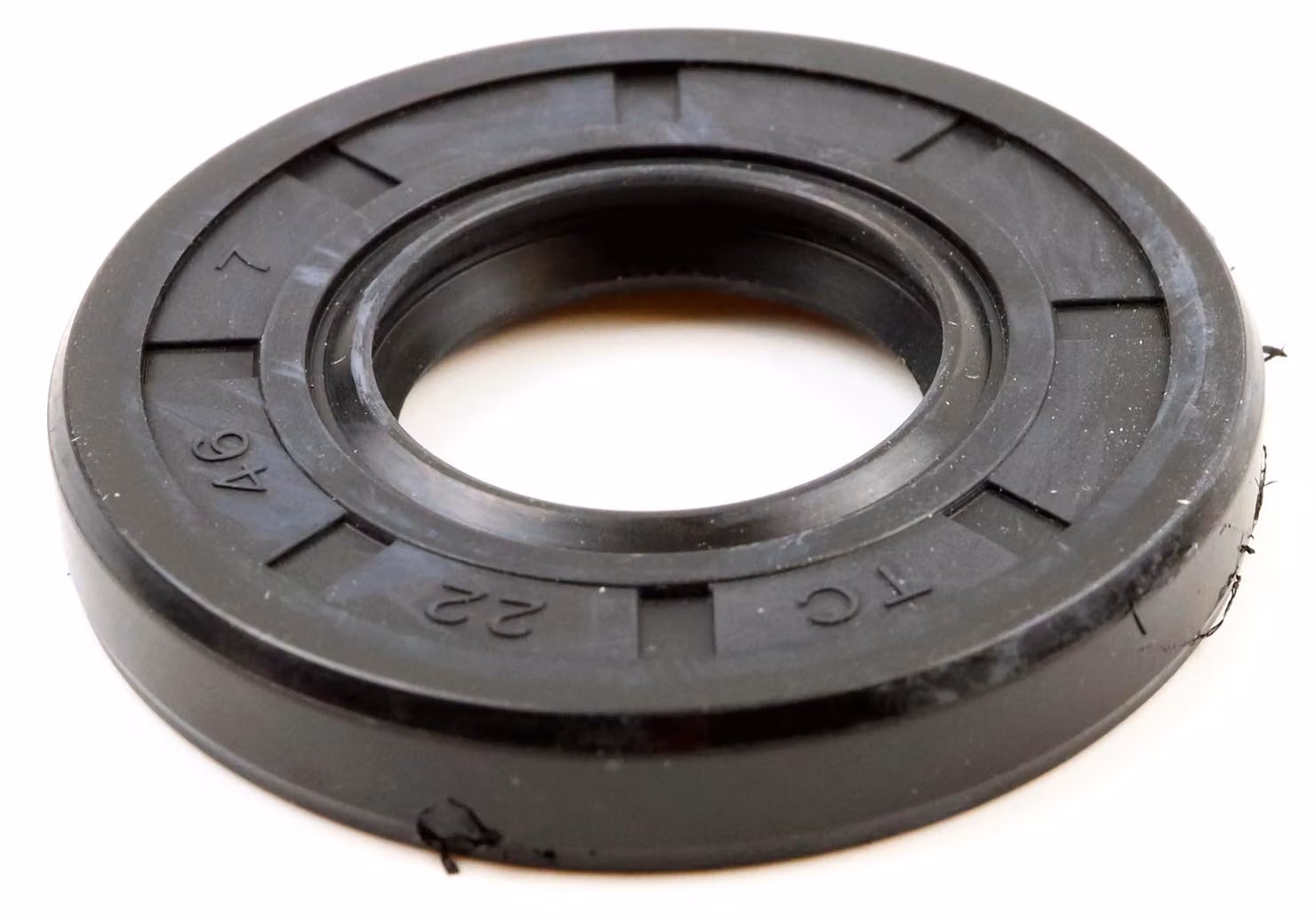 Guarnizione radiale per albero, dimensioni 22x46x7 mm, materiale NBR70, conforme alla norma DIN 3760