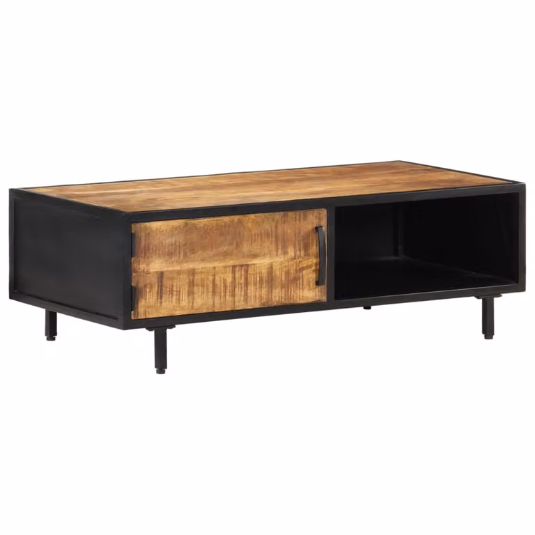 Maison Exclusive - Tavolino 105x50x35 cm in legno di mango grezzo