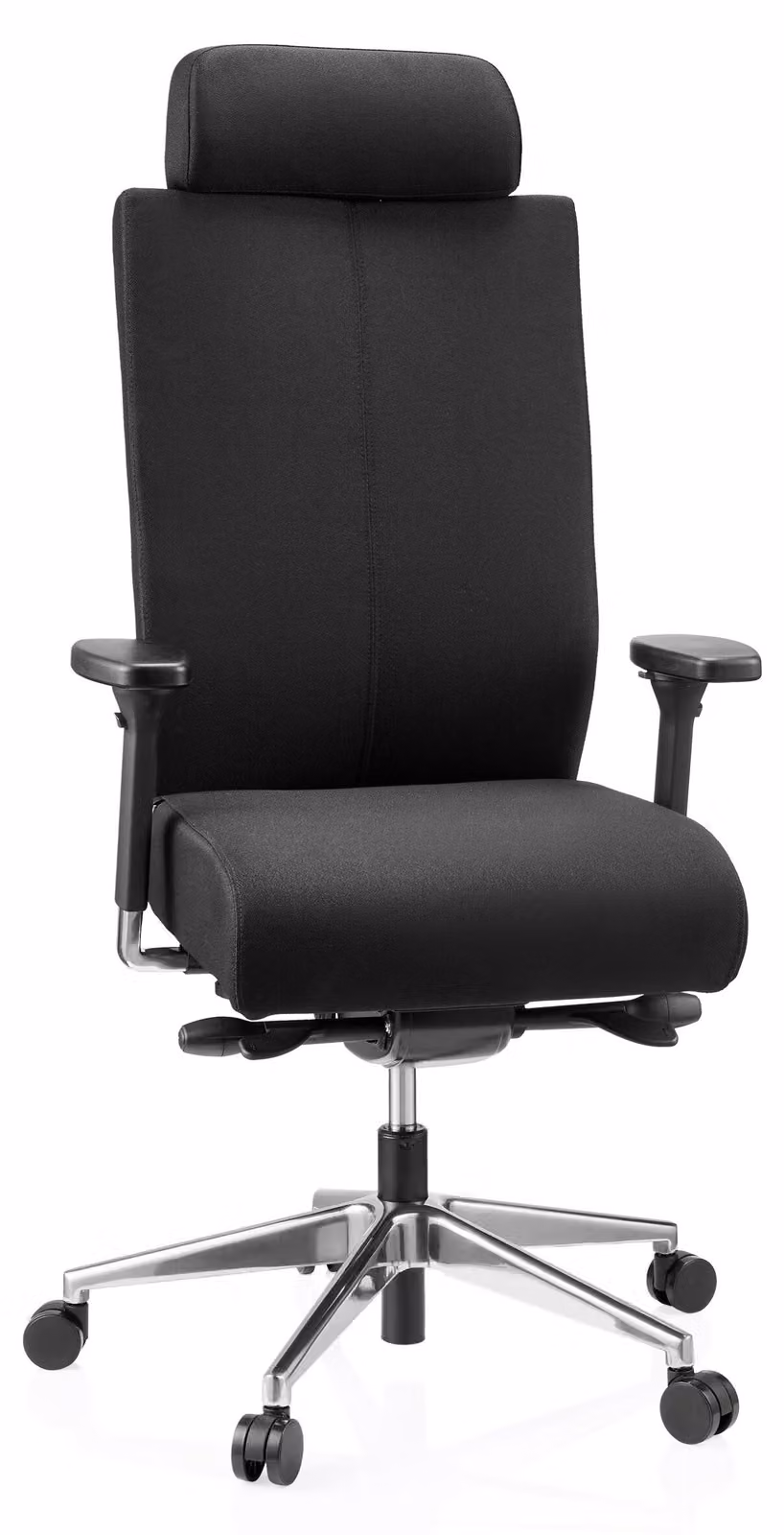 Sedia da ufficio / sedia girevole Pro-Tec Xxl completamente imbottita nera