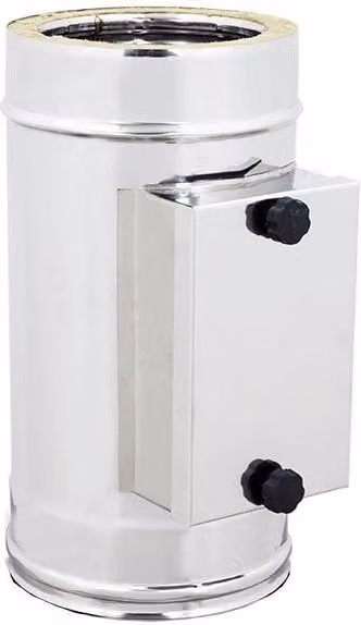 Modulo raccolta incombusti Zinco Group in acciaio inox a doppia parete, colore argento, diametro: 230 mm
