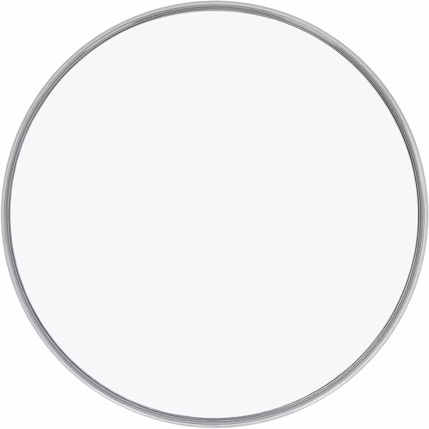 Specchio per il trucco, rotondo, con ingrandimento 30x, diametro 15,2 cm, dotato di 3 ventose, ideale per i viaggi