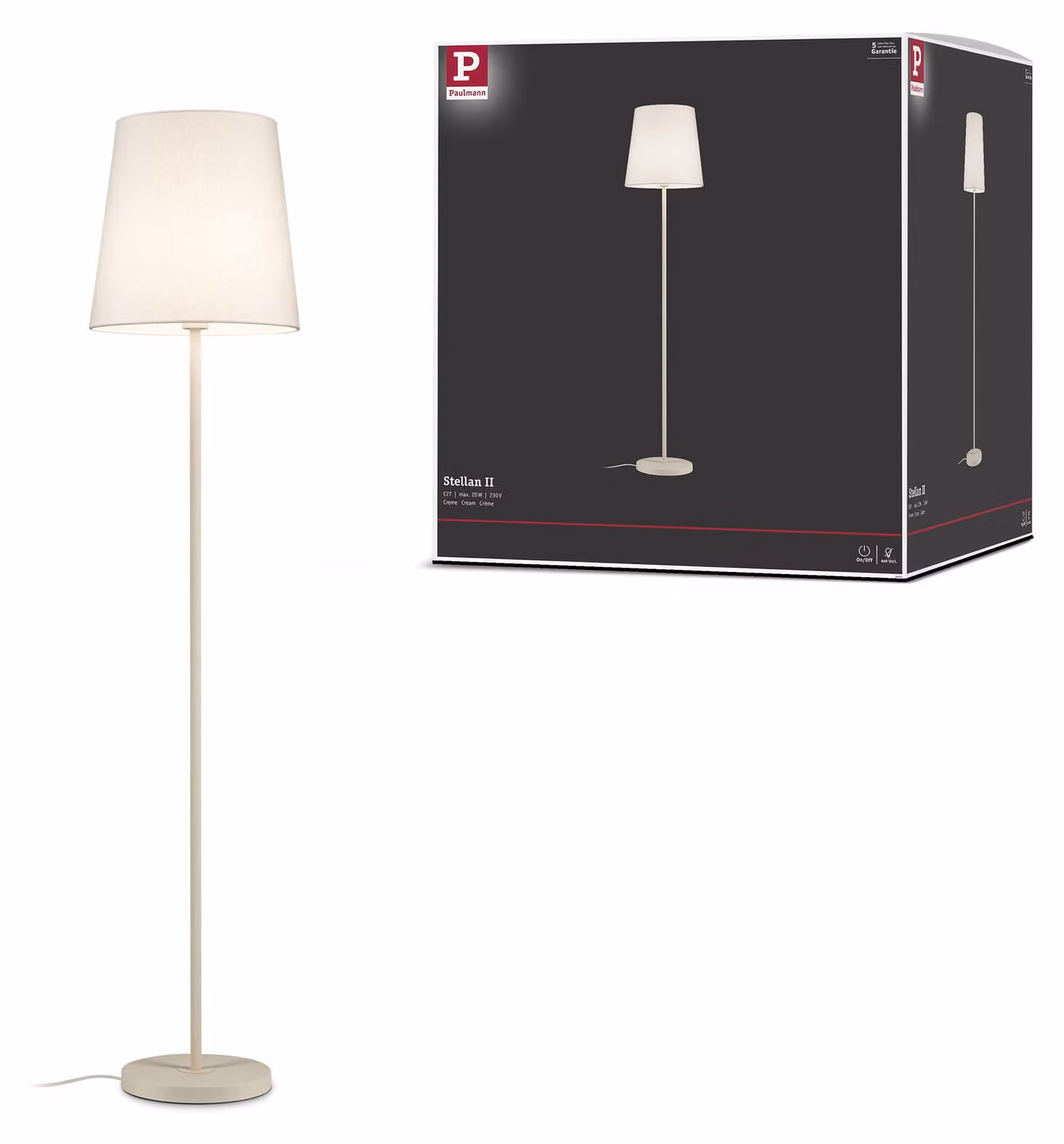 Lampada da terra Paulmann Stellan II