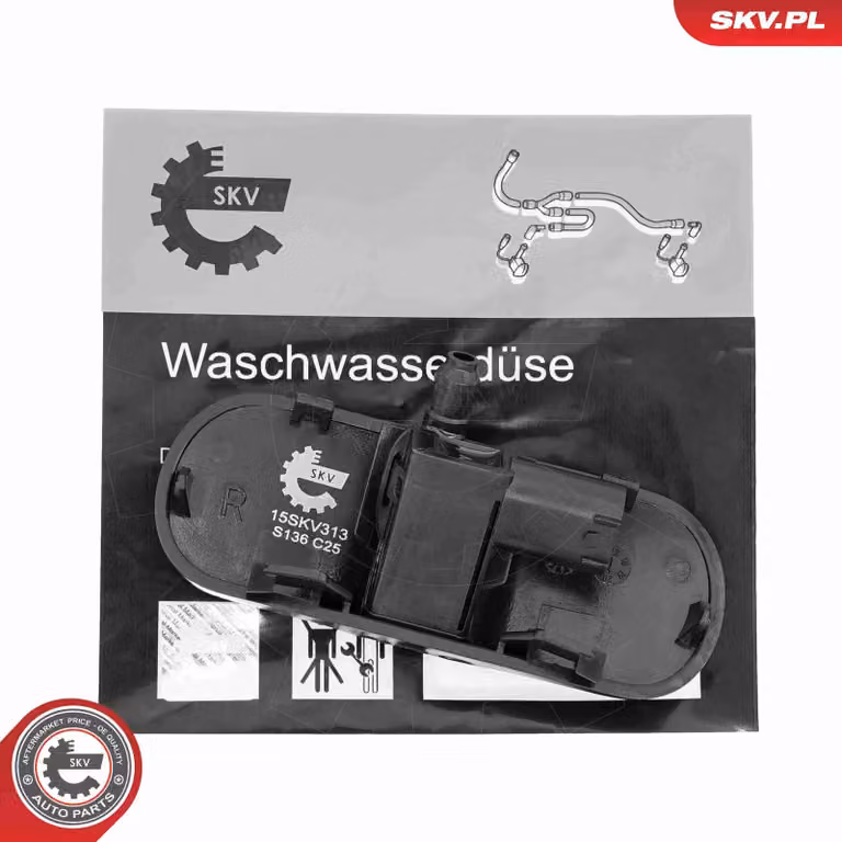 ESEN SKV Ugello tergicristallo e lavacristalli 15SKV313 Anteriore destro per AUDI A4 Avant (8K5, B8)