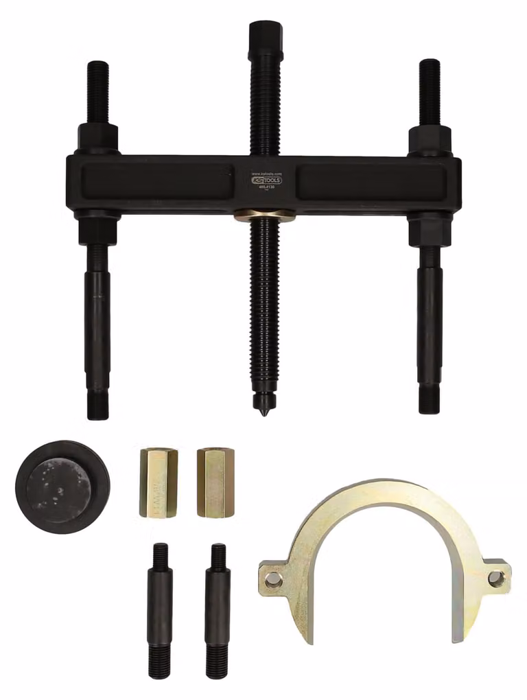KS TOOLS Set di estrattori per cuscinetti ruota per Scania 14 pezzi - 460.4130