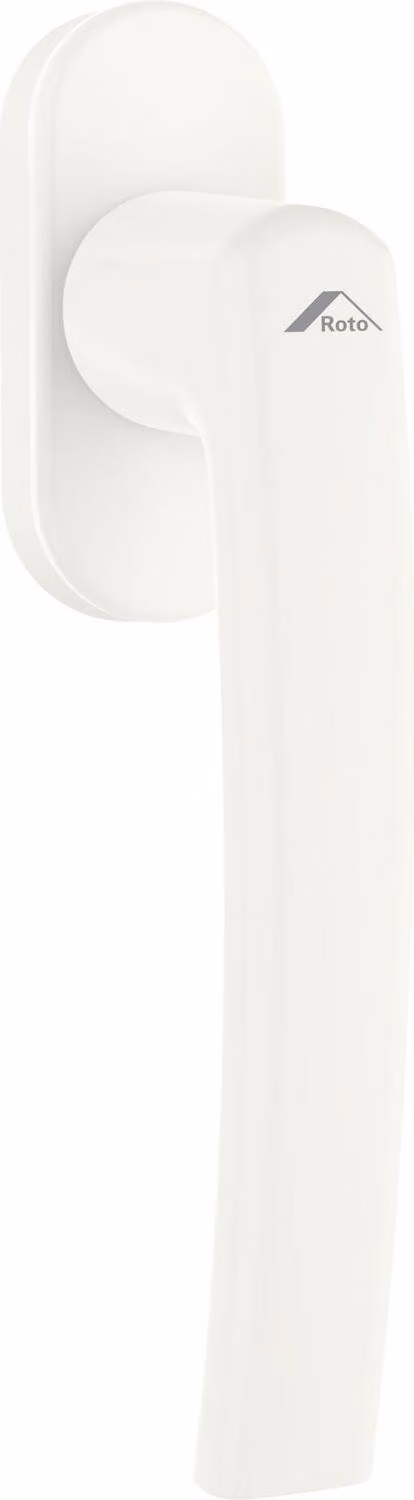 ROTO Maniglia per finestra ROTOLINE VK 7 x 30 mm, alluminio bianco