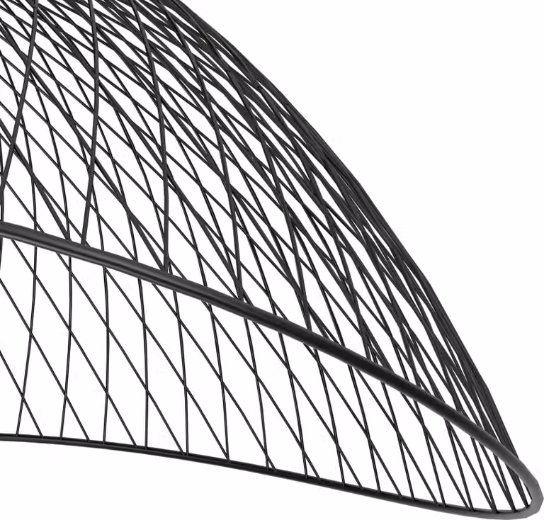 Eglo 43304 POMPEYA E27 lampada a sospensione 450x440mm nero