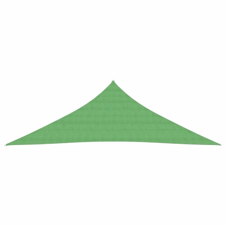 The Living Store Tenda da sole 160 g/m² Verde chiaro 4x4x5,8 m HDPE