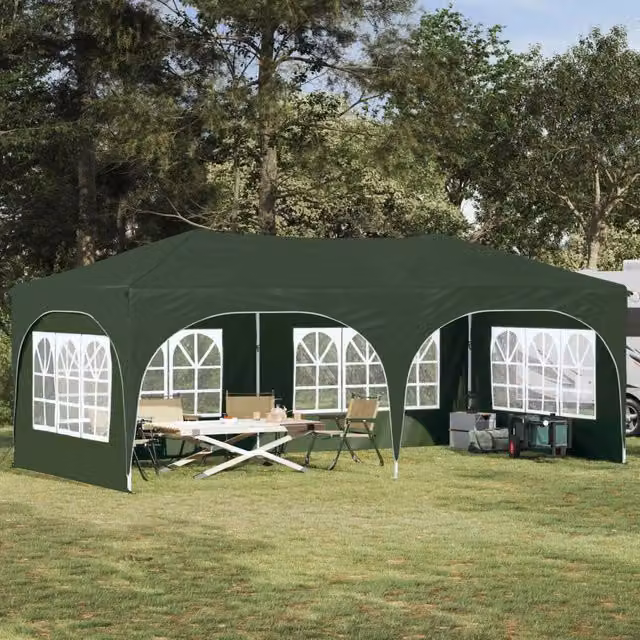 Tenda per feste a pop-up 575 x 288 x 245 cm Verde 42019893