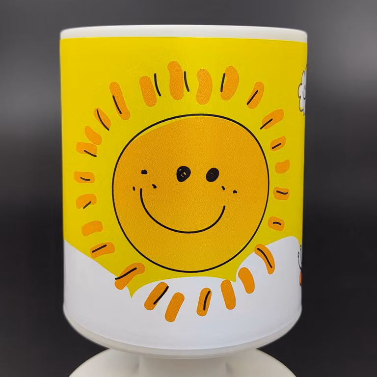 Niermann Standby Lampada da tavolo Sunny, Cameretta, Plastica, Lampada da tavolo