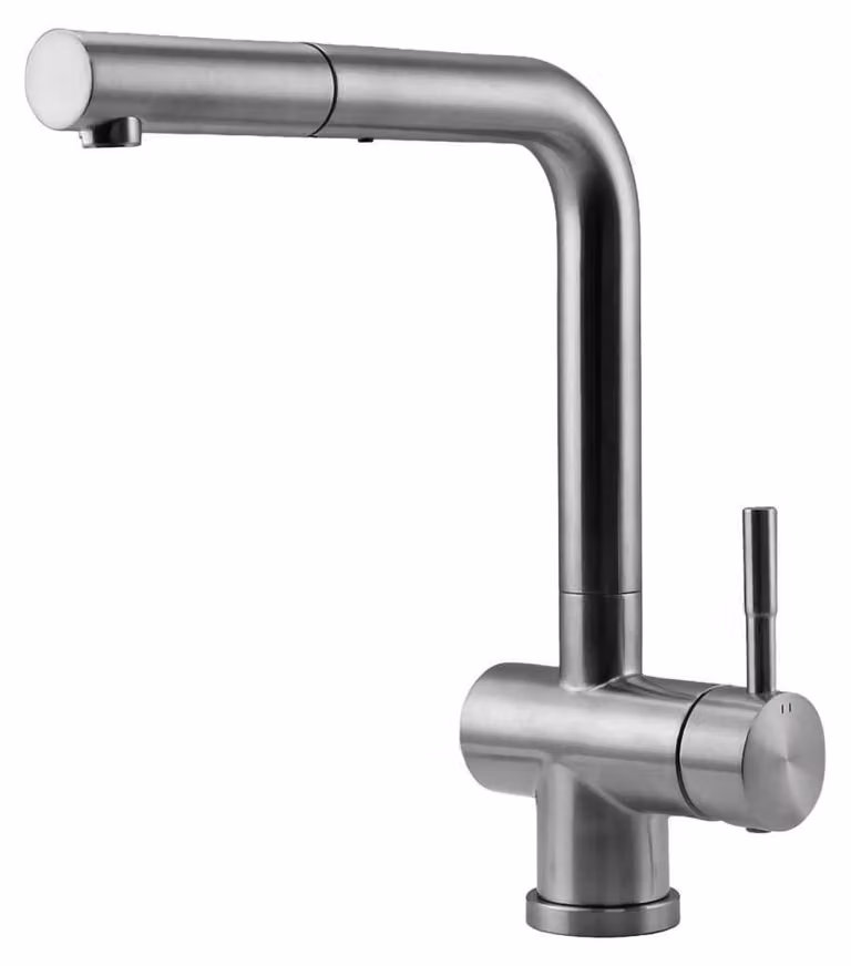Miscelatore da cucina in acciaio inossidabile con doccetta estraibile, modello PS8500-02 Pure.Sink