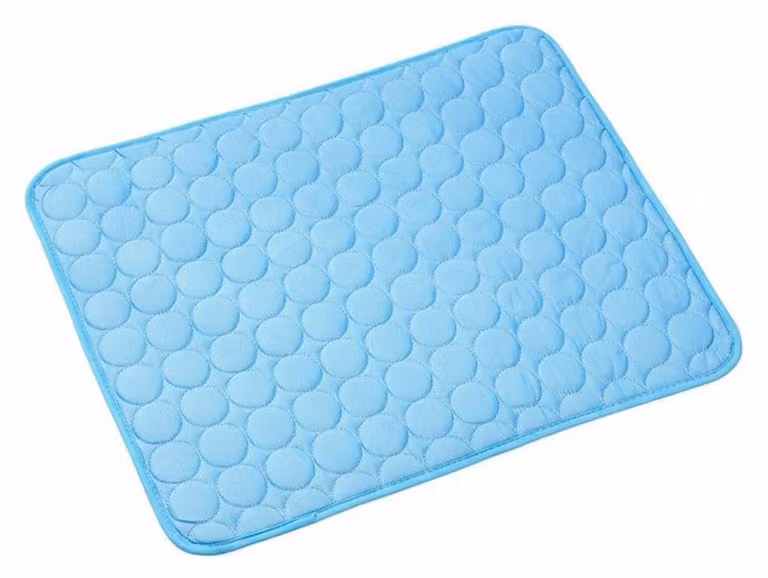 Tappetino refrigerante per cani e gatti, auto-raffreddante, lavabile, taglia XL, 100x75 cm, colore blu