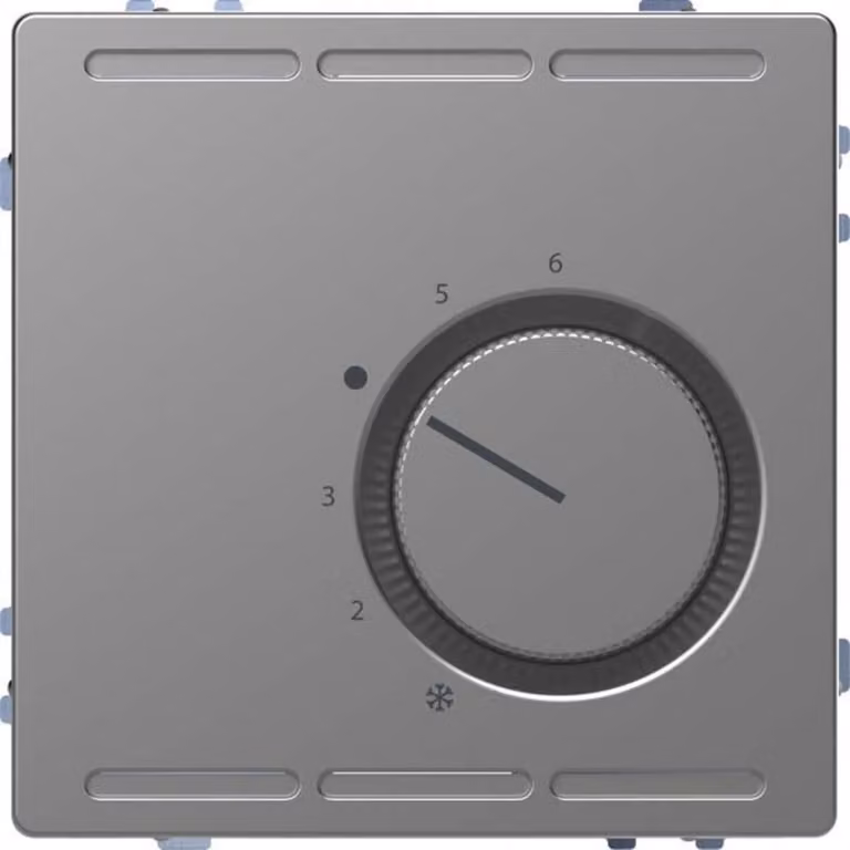 MERTEN MEG5763-6036 Termostato ambiente 24 V in acciaio inossidabile, design di sistema