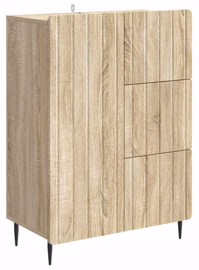 Credenza Rovere Sonoma 66 x 34,5 x 91,5 cm Legno ingegnerizzato