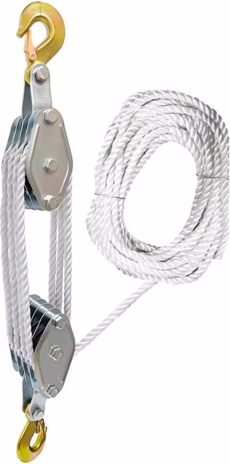Puleggia, girevole a 270°, portata 1000 kg, 20 m