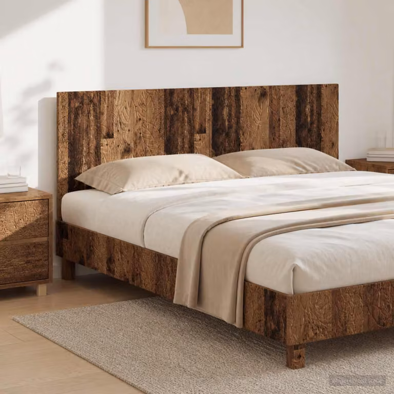 Testiera da muro vidaXL DELFT in legno antico marrone con ripiano integrato L: 180 cm, H: 50 cm, P: 15,5 cm