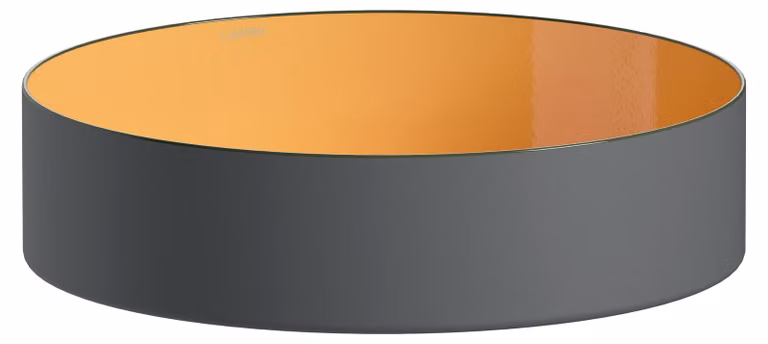 LAUFEN TRICOLOR Cuvette de lavabo, ronde, sans trou pour robinet, sans trop-plein, 400x400x114mm, H512TC4T991121, H512TC4T991121