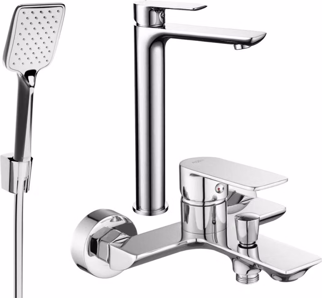 Mexen Alfa R62 set vasca da bagno, cromo - 745713R62-00