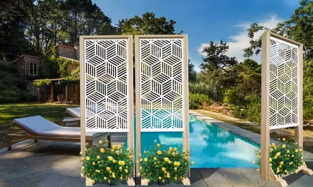 Paravento modulabile CUBIC Signorbit in legno e PVC bianco L: 70 cm, H: 190 cm, P: 50 cm – 1