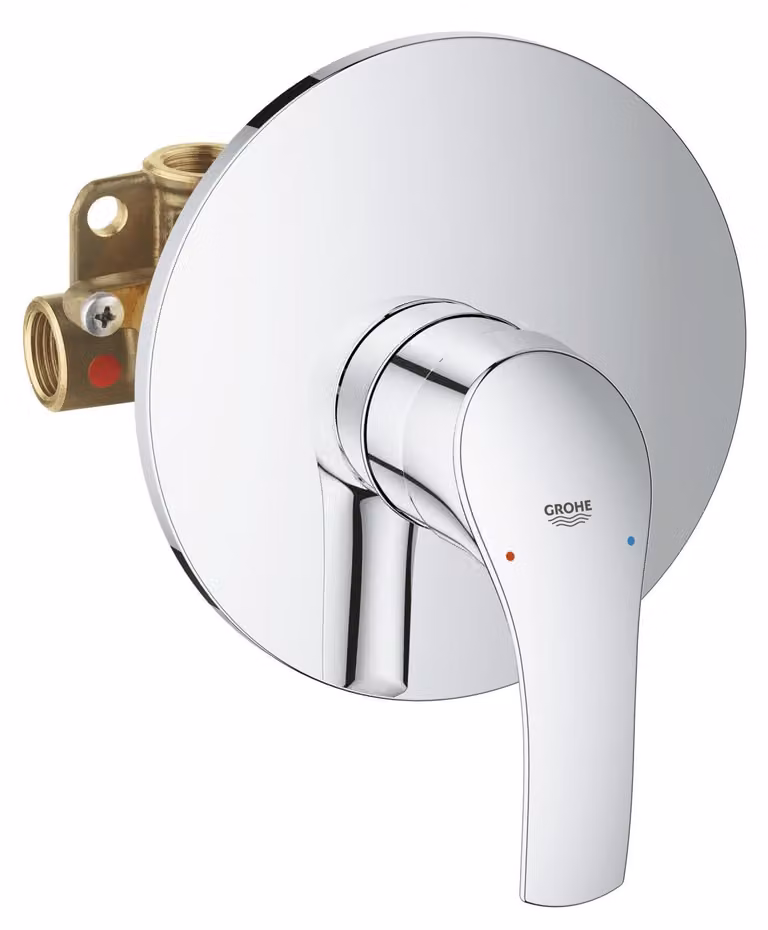 Miscelatore per doccia Eurosmart 2015 EHM, set completo, cromo, 1 pezzo