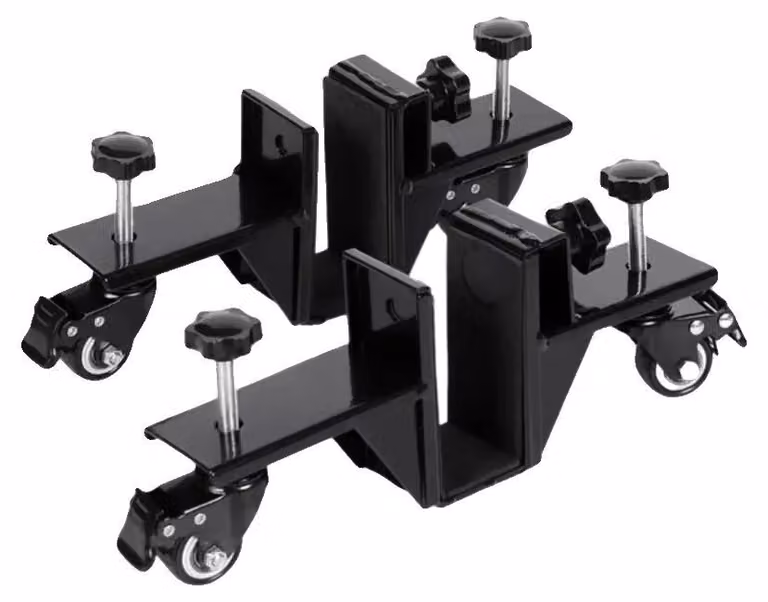 Carrello con porta scorrevole, realizzato in acciaio Q235, con una capacità di carico di 800 kg, larghezza regolabile da 0 a 48 mm, ruote girevoli a 360° e bloccabili, ideale per l'installazione di porte