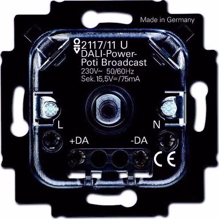 Busch Jaeger 2117/11 U Dimmer Eingebaut Schwarz (6599-0-2986)