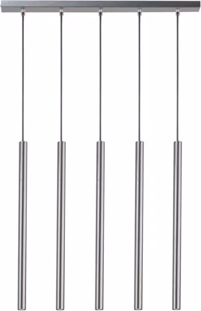 Lampada a sospensione moderna Sigma Lighting Sopel argento cromo con 5xG9 – 1