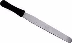 Spatola da cucina flessibile Salvinelli in acciaio inox e nero L: 26 cm, L: 4 cm