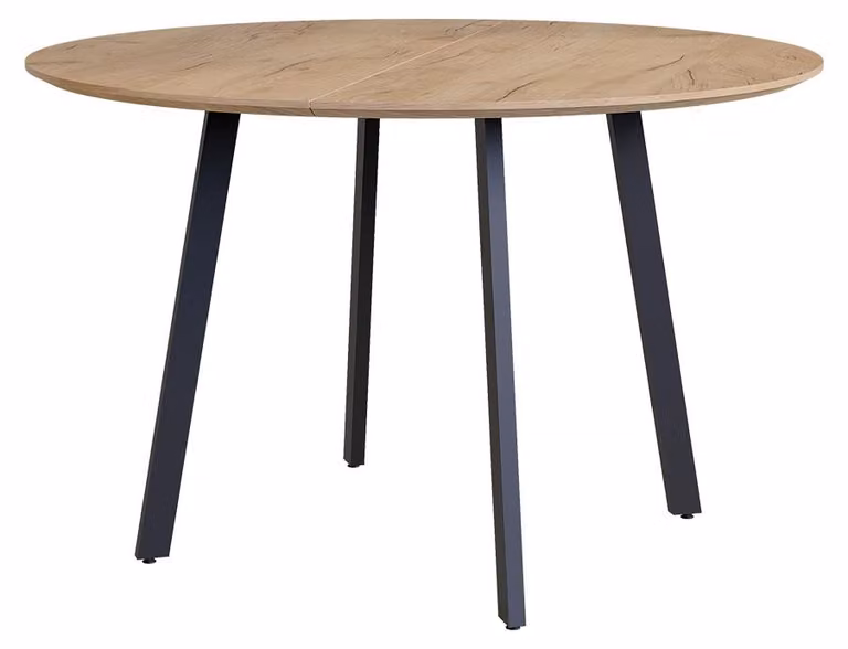 tavolo da pranzo Vicco Halvar Nero 120 x 120 cm, Model 58601