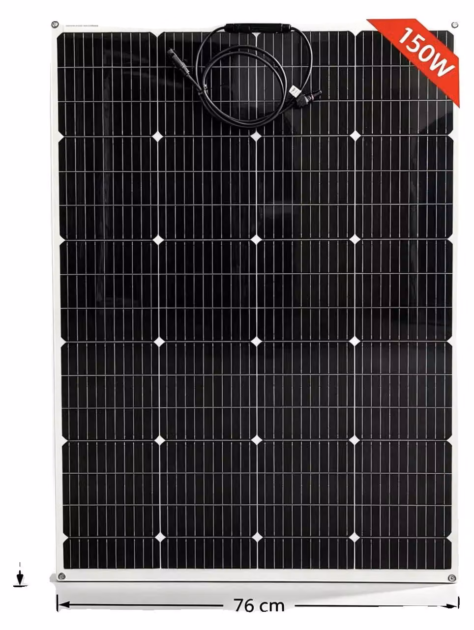Pannello solare, alta efficienza, impermeabile e resistente, 1 pannello da 150W
