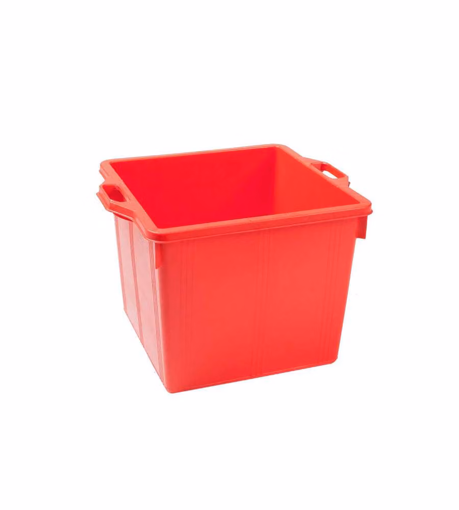 Cesta Quadra      L  40  40X40 H 33 Rosso      Ics