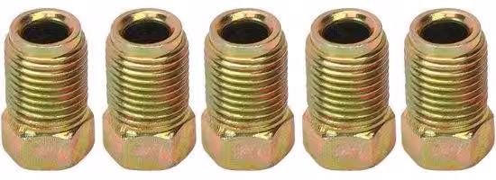 30 raccordi metallici da 3/8 di pollice con 24 filetti, compatibili con tubi metallici da 3/16 di pollice – per un collegamento sicuro e una connessione affidabile dei tubi