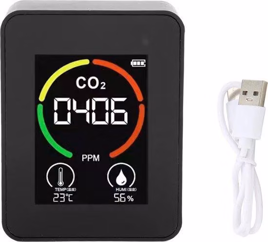 Misuratore di anidride carbonica per ambienti interni - Misuratore di CO2 per ambienti interni
